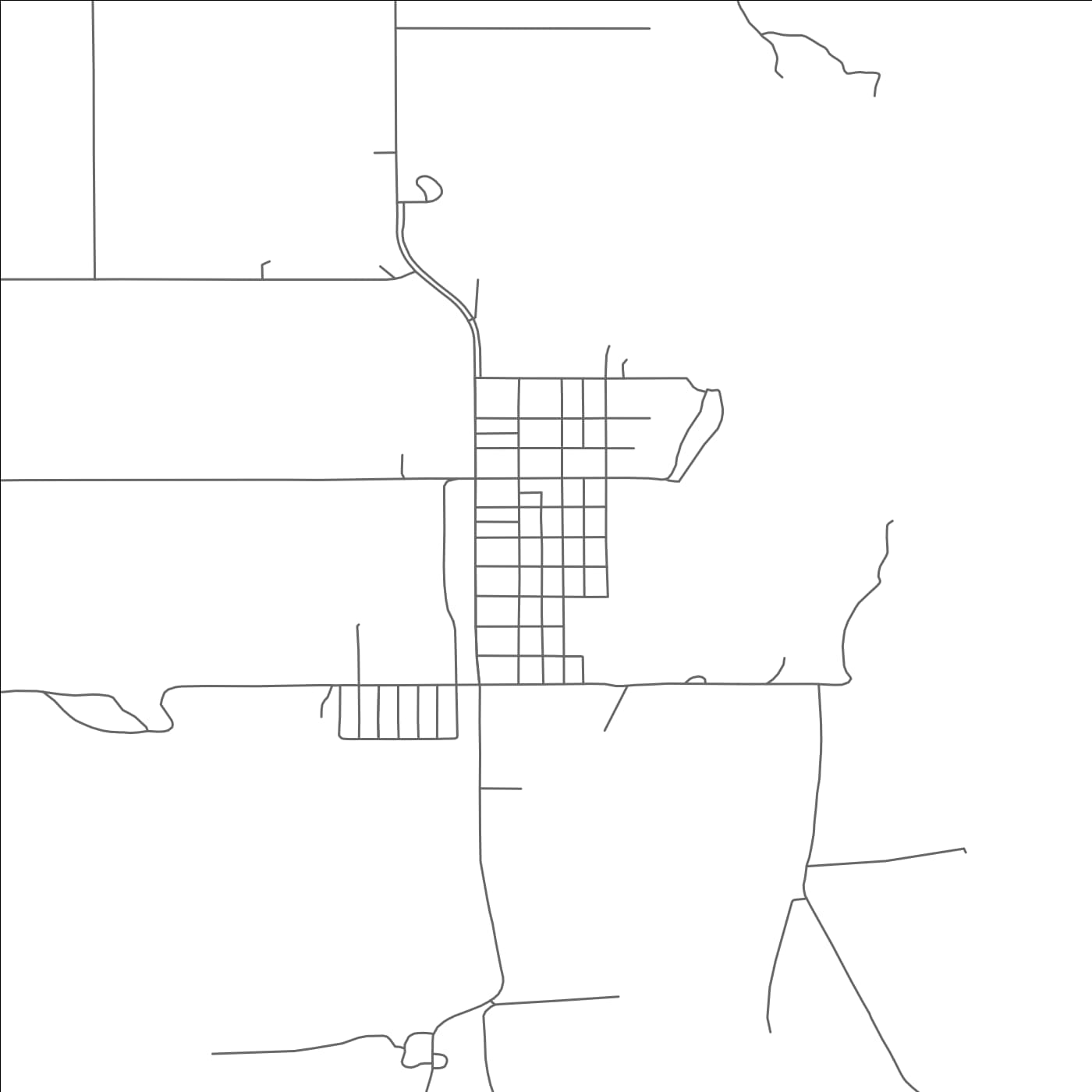 ROAD MAP OF STANTON, NORTH DAKOTA BY MAPBAKES