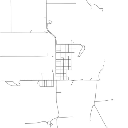 ROAD MAP OF STANTON, NORTH DAKOTA BY MAPBAKES