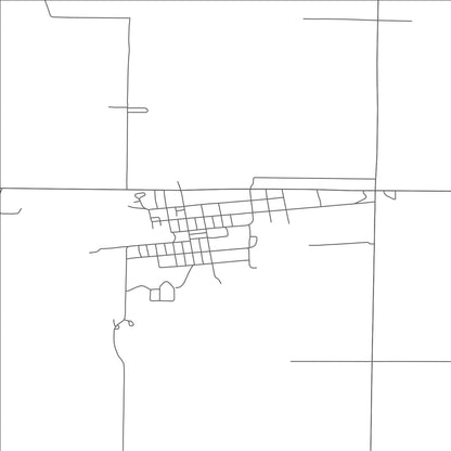 ROAD MAP OF STREETER, NORTH DAKOTA BY MAPBAKES