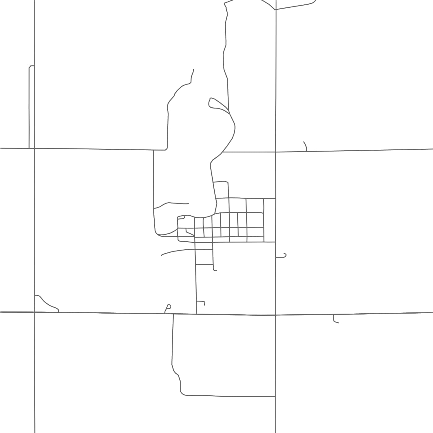 ROAD MAP OF SYKESTON, NORTH DAKOTA BY MAPBAKES