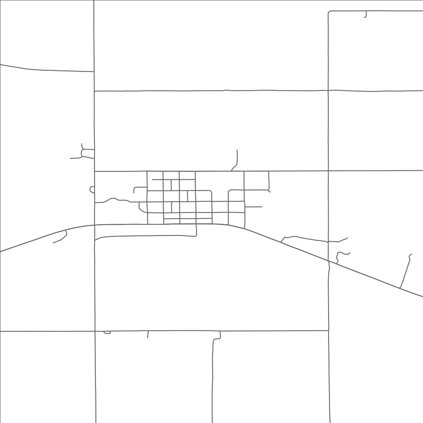 ROAD MAP OF TAYLOR, NORTH DAKOTA BY MAPBAKES