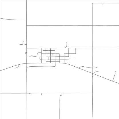 ROAD MAP OF TAYLOR, NORTH DAKOTA BY MAPBAKES