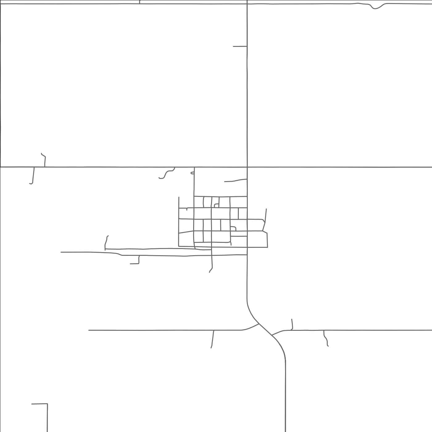 ROAD MAP OF TOLLEY, NORTH DAKOTA BY MAPBAKES