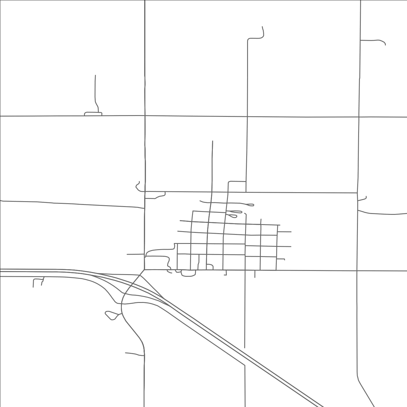 ROAD MAP OF TOWER CITY, NORTH DAKOTA BY MAPBAKES