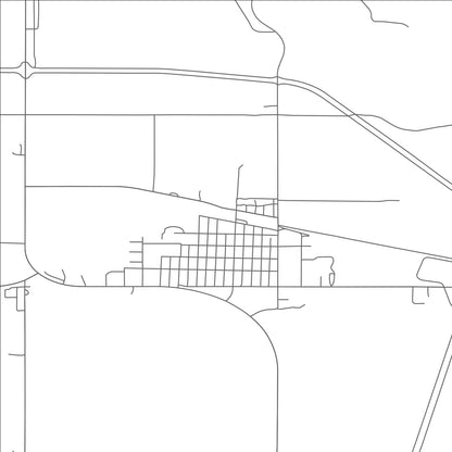 ROAD MAP OF TURTLE LAKE, NORTH DAKOTA BY MAPBAKES