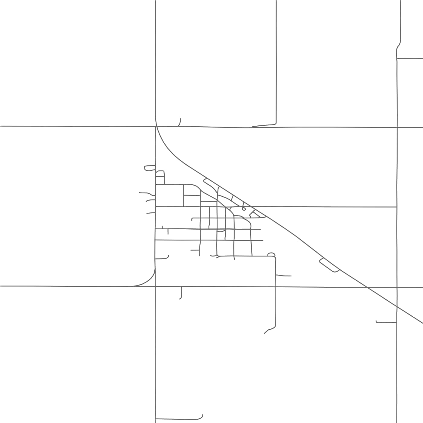 ROAD MAP OF UPHAM, NORTH DAKOTA BY MAPBAKES