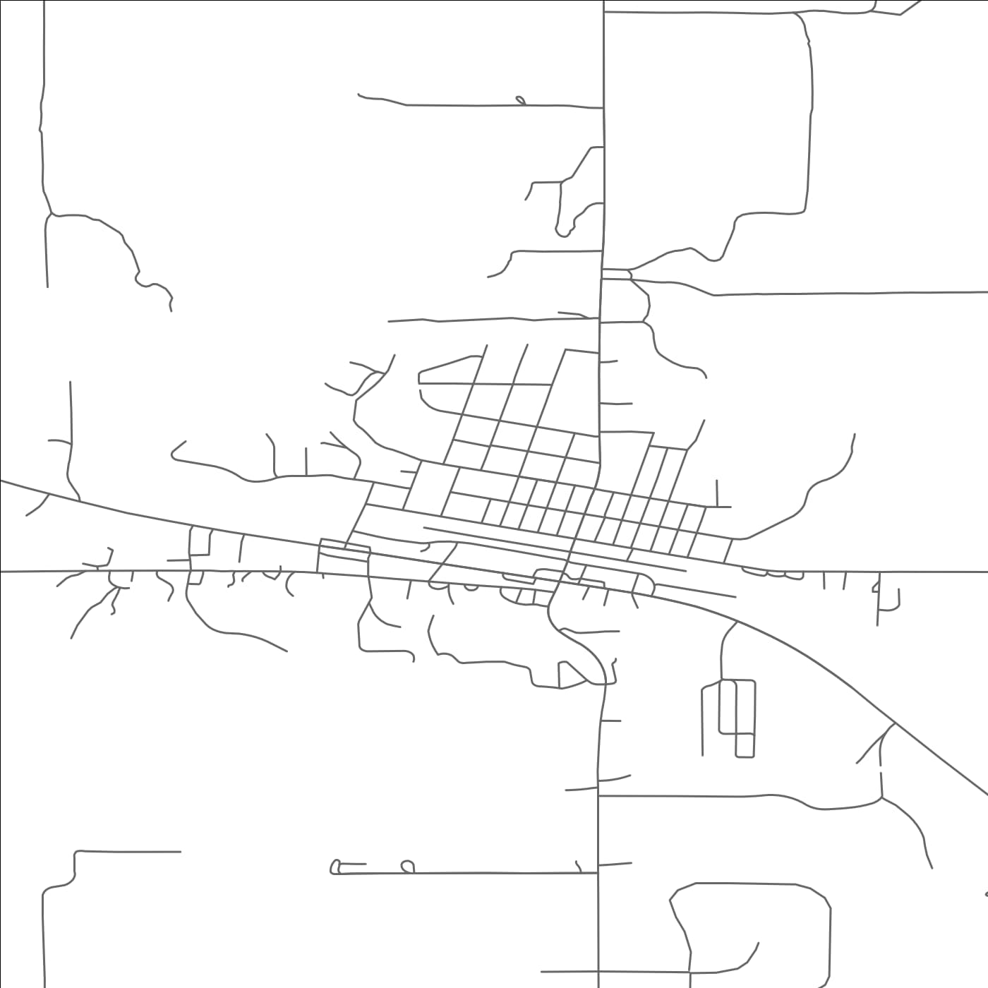 ROAD MAP OF VELVA, NORTH DAKOTA BY MAPBAKES