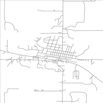 ROAD MAP OF VELVA, NORTH DAKOTA BY MAPBAKES