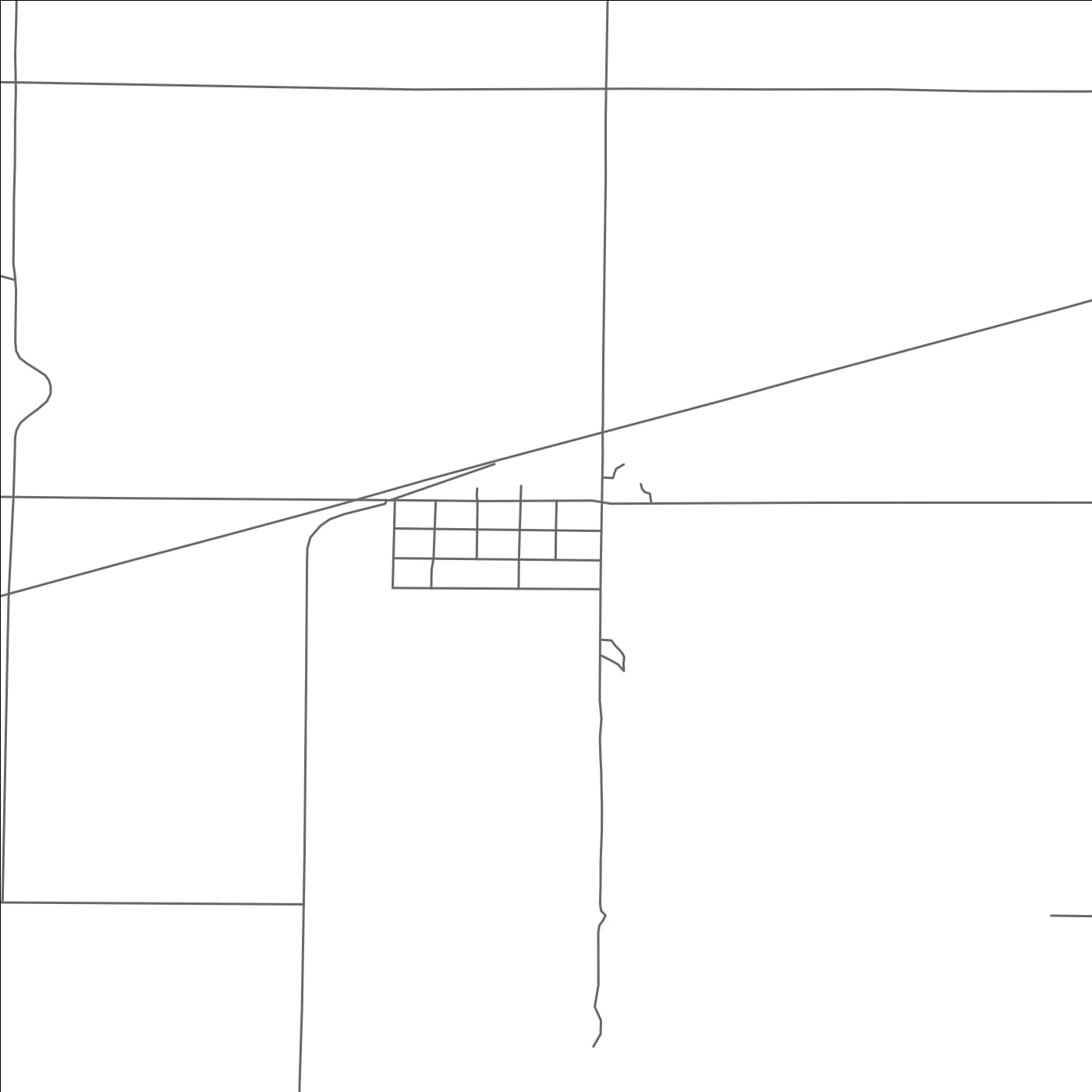 ROAD MAP OF VENTURIA, NORTH DAKOTA BY MAPBAKES