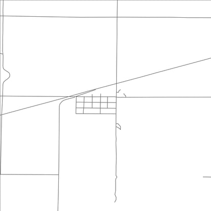 ROAD MAP OF VENTURIA, NORTH DAKOTA BY MAPBAKES