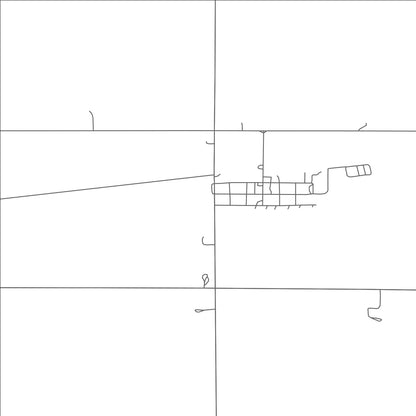 ROAD MAP OF VERONA, NORTH DAKOTA BY MAPBAKES