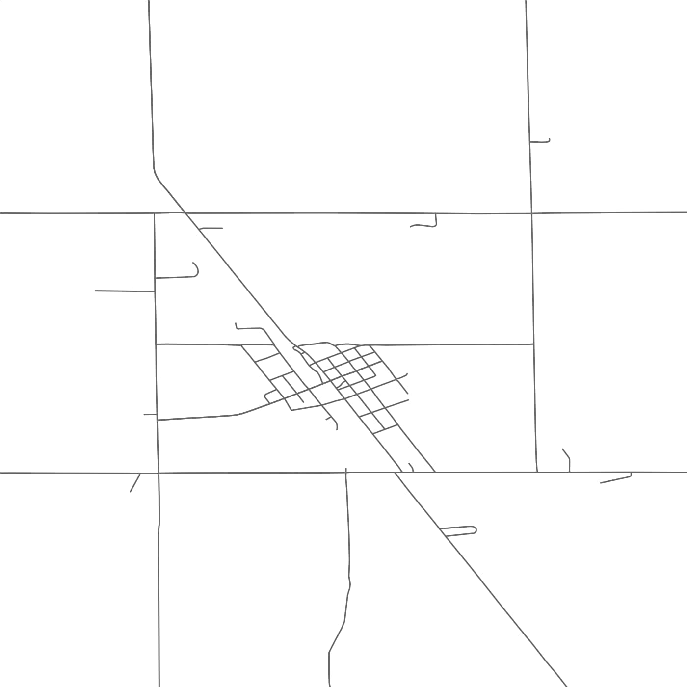 ROAD MAP OF WALCOTT, NORTH DAKOTA BY MAPBAKES