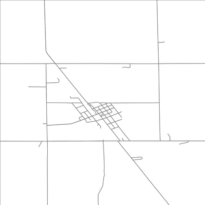 ROAD MAP OF WALCOTT, NORTH DAKOTA BY MAPBAKES