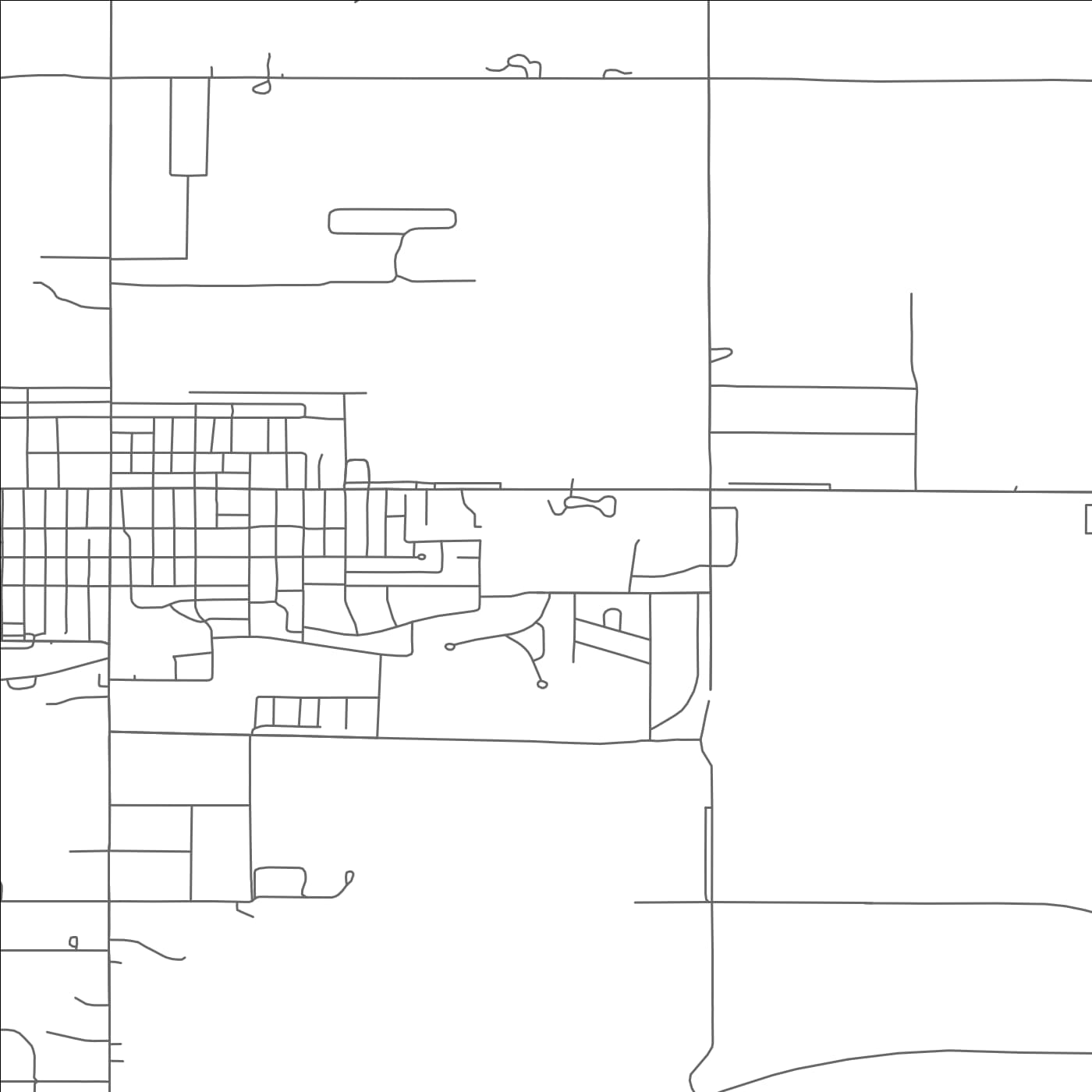 ROAD MAP OF WATFORD CITY, NORTH DAKOTA BY MAPBAKES