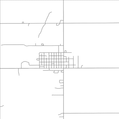 ROAD MAP OF WESTHOPE, NORTH DAKOTA BY MAPBAKES