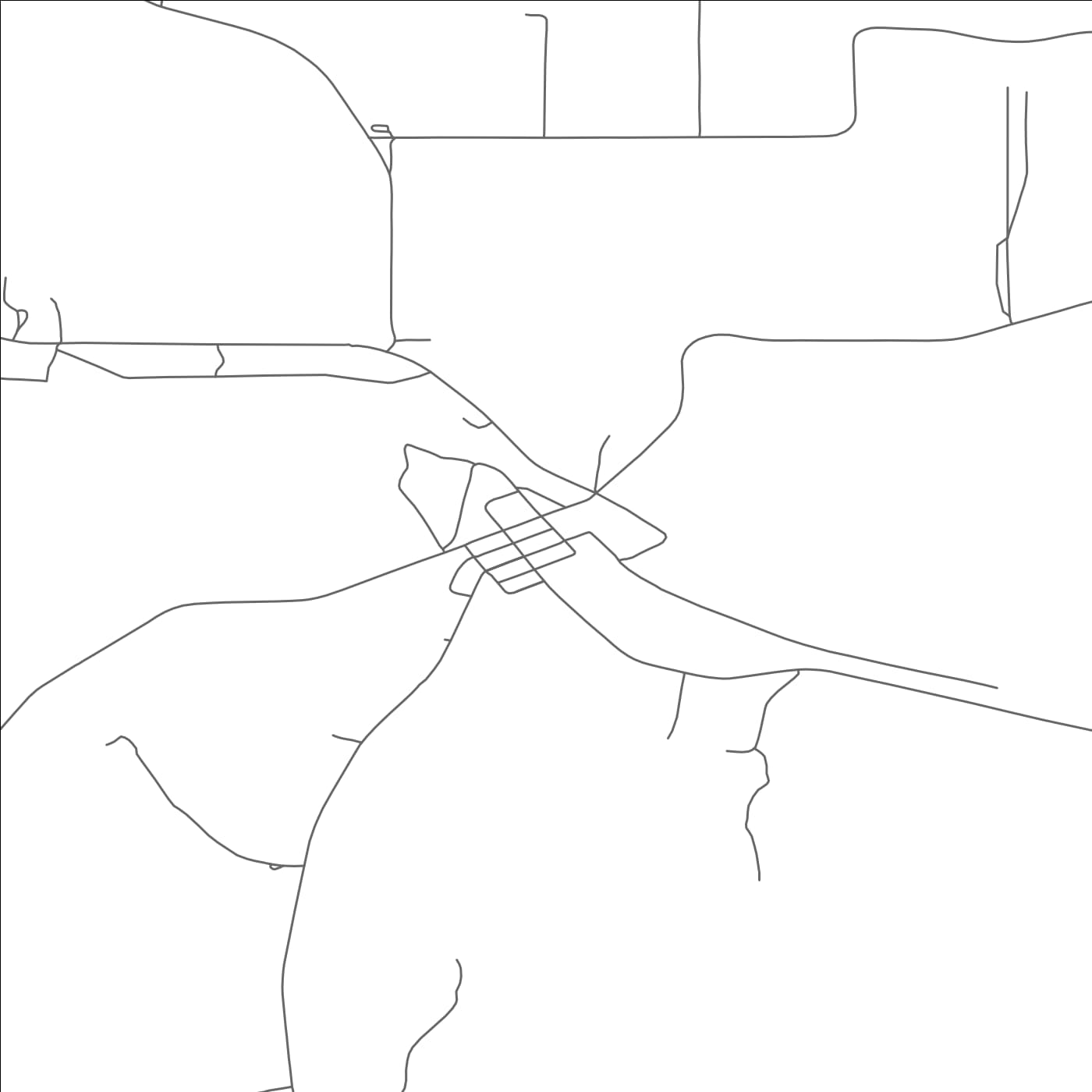 ROAD MAP OF WHITE EARTH, NORTH DAKOTA BY MAPBAKES