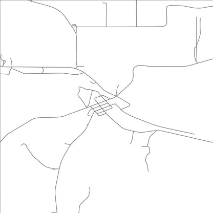 ROAD MAP OF WHITE EARTH, NORTH DAKOTA BY MAPBAKES