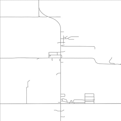 ROAD MAP OF WHITE SHIELD, NORTH DAKOTA BY MAPBAKES