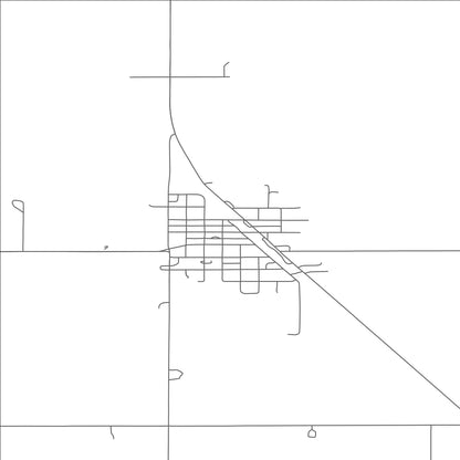 ROAD MAP OF WILLOW CITY, NORTH DAKOTA BY MAPBAKES