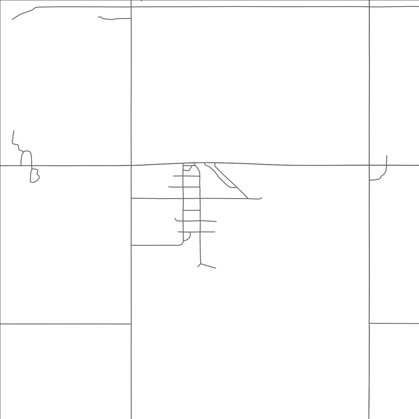 ROAD MAP OF WOLFORD, NORTH DAKOTA BY MAPBAKES