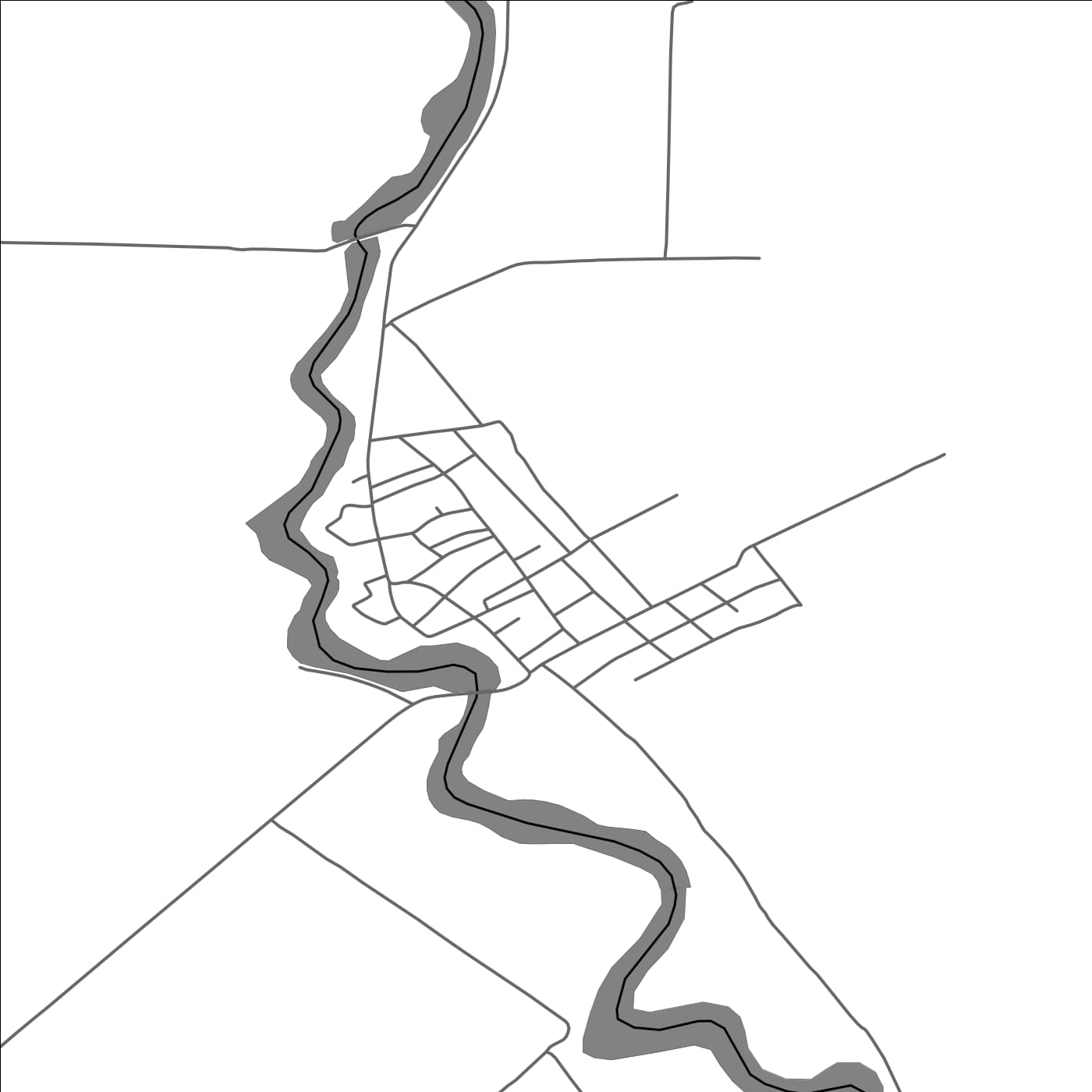 ROAD MAP OF APROZI, ROMANIA BY MAPBAKES