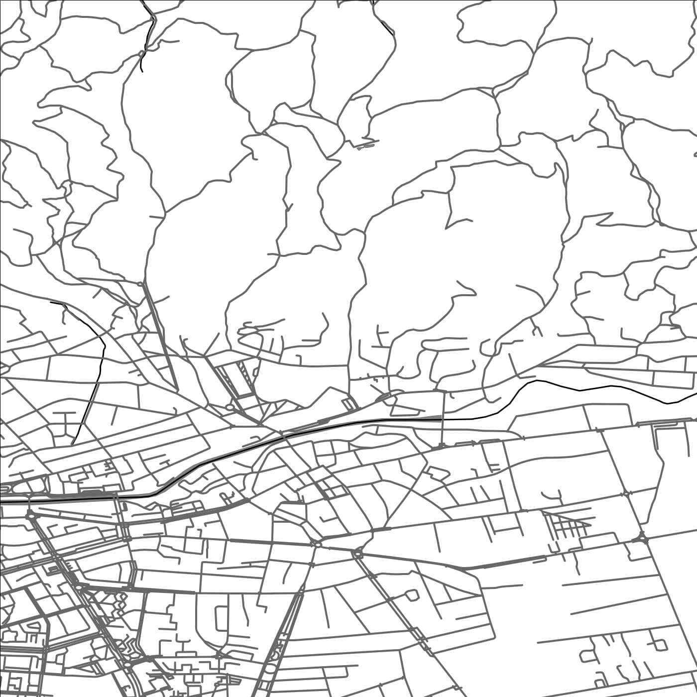 ROAD MAP OF BAIA-MARE, ROMANIA BY MAPBAKES