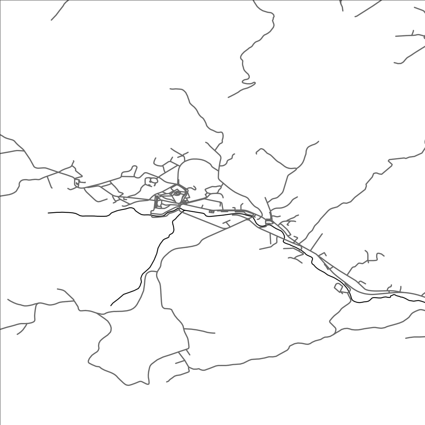 ROAD MAP OF BAILE-GOVORA, ROMANIA BY MAPBAKES