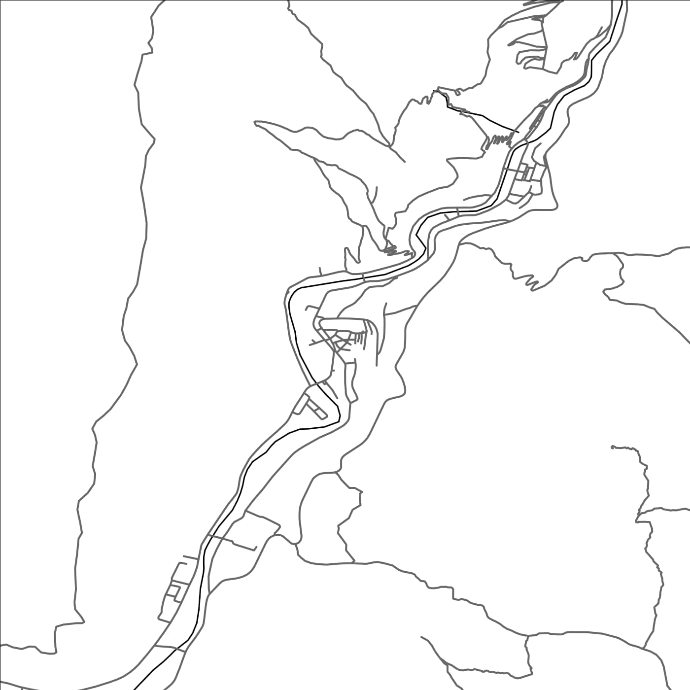 ROAD MAP OF BAILE-HERCULANE, ROMANIA BY MAPBAKES