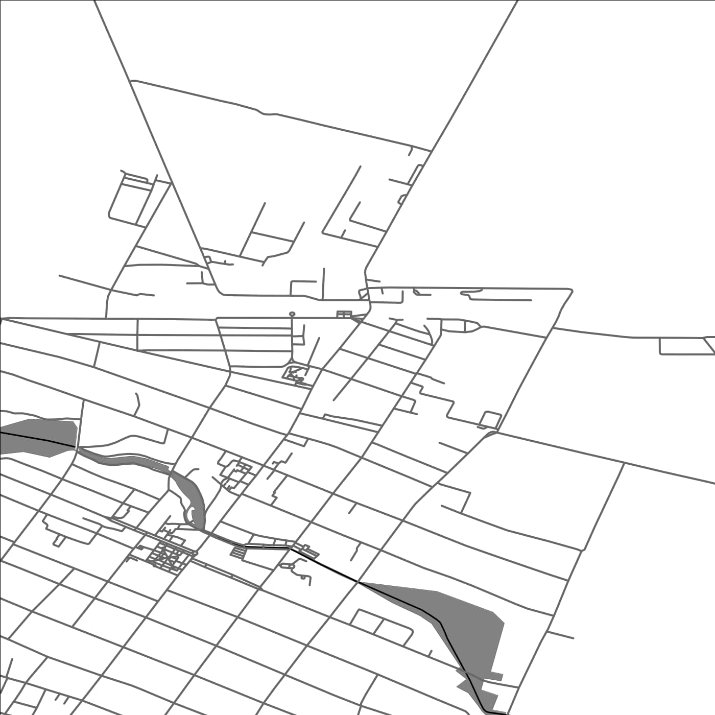 ROAD MAP OF BAILESTI, ROMANIA BY MAPBAKES