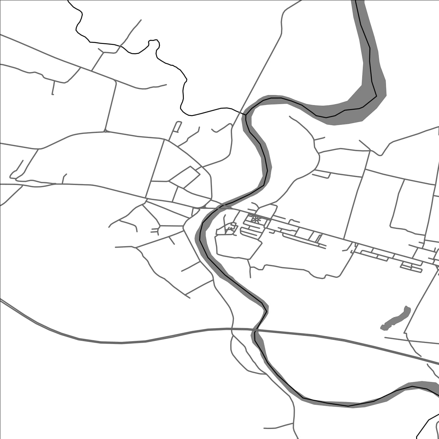 ROAD MAP OF BALS, ROMANIA BY MAPBAKES