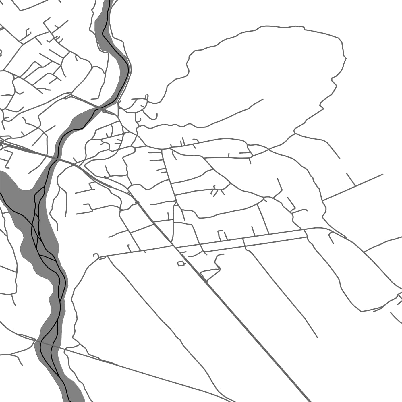 ROAD MAP OF BANESTI, ROMANIA BY MAPBAKES