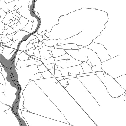 ROAD MAP OF BANESTI, ROMANIA BY MAPBAKES