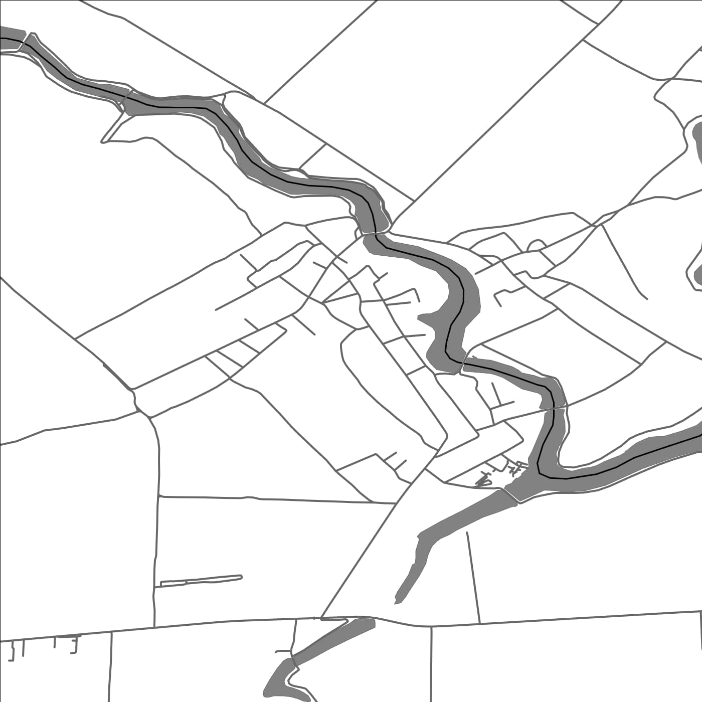 ROAD MAP OF BELCIUGATELE, ROMANIA BY MAPBAKES