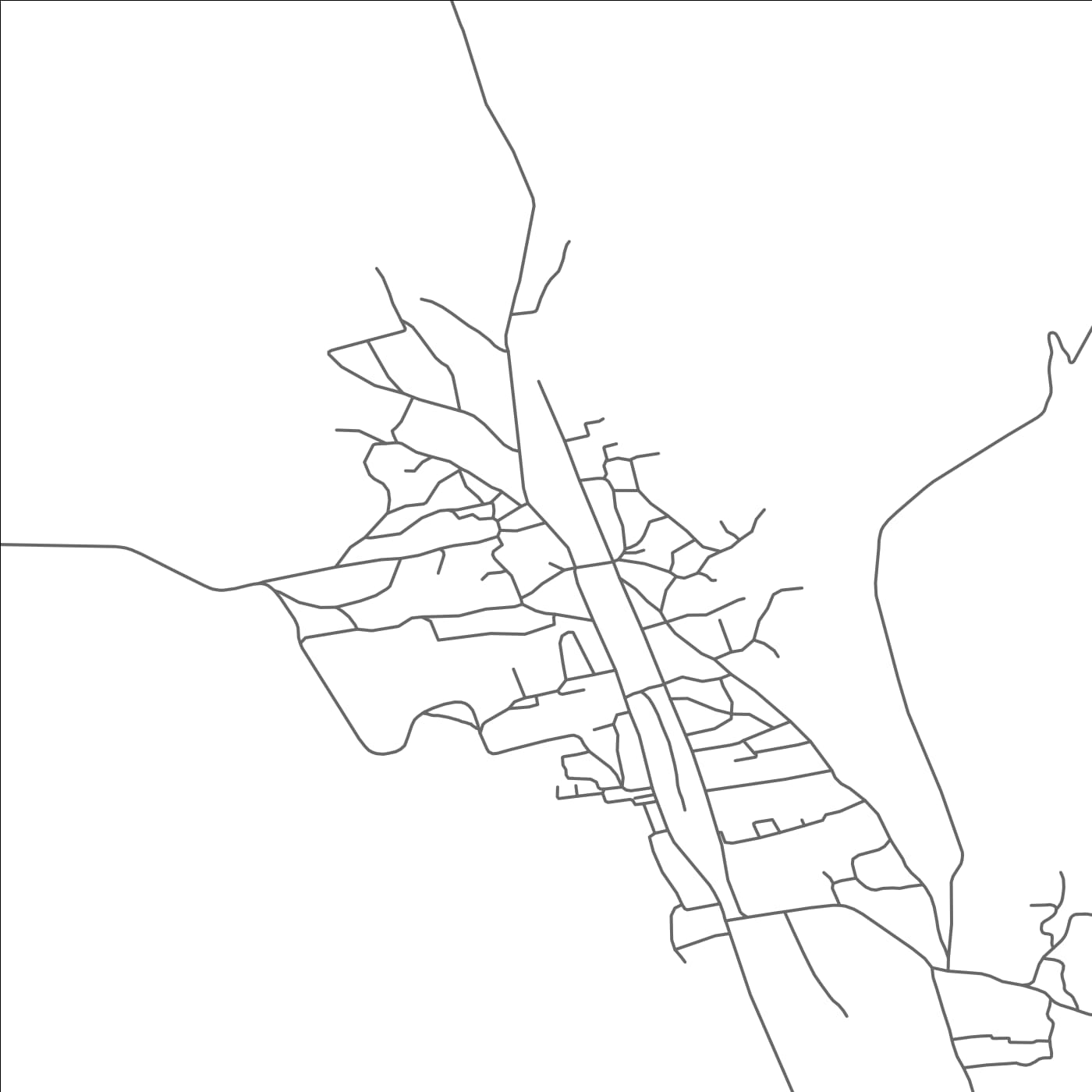 ROAD MAP OF BERESTI-TARG, ROMANIA BY MAPBAKES