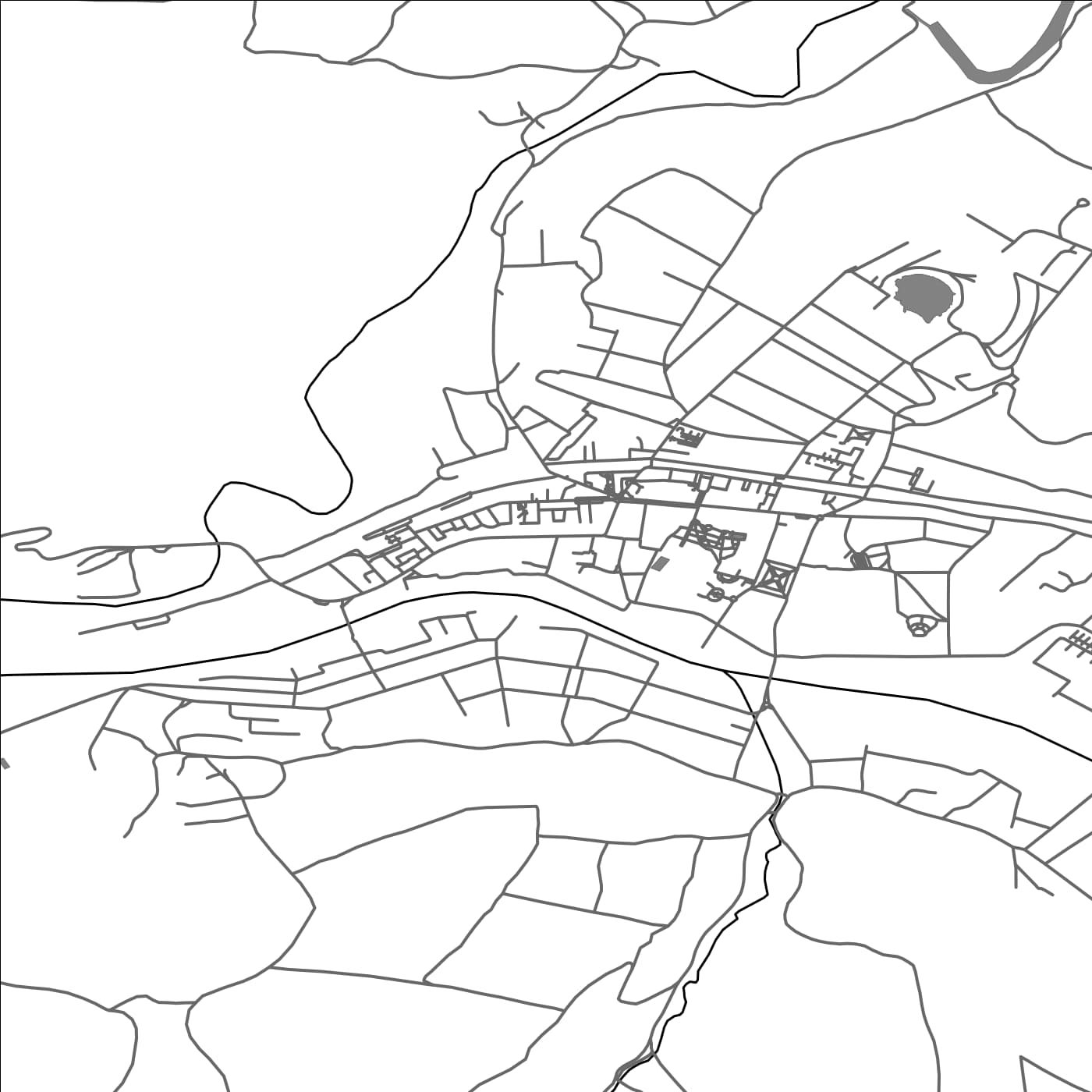 ROAD MAP OF BLAJ, ROMANIA BY MAPBAKES