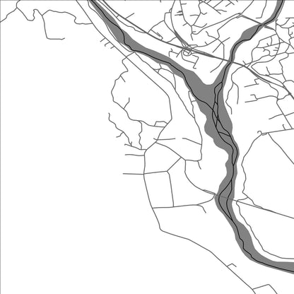 ROAD MAP OF BOBOLIA, ROMANIA BY MAPBAKES