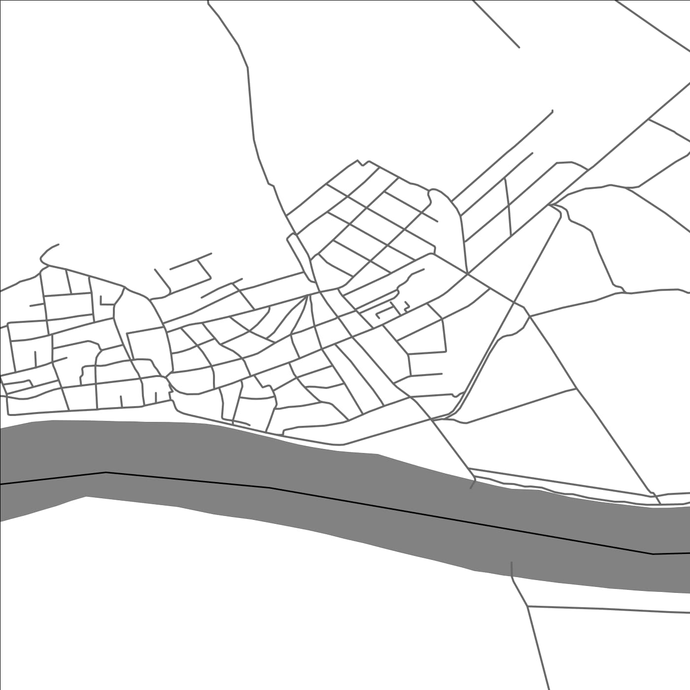 ROAD MAP OF BORCEA, ROMANIA BY MAPBAKES