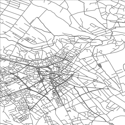 ROAD MAP OF BOTOSANI, ROMANIA BY MAPBAKES