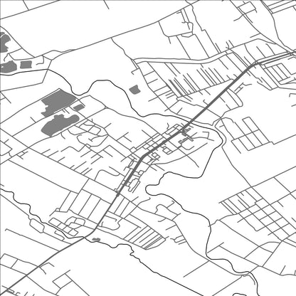 ROAD MAP OF BRAGADIRU, ROMANIA BY MAPBAKES