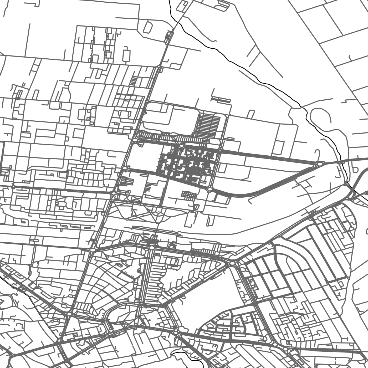 ROAD MAP OF BRASOV, ROMANIA BY MAPBAKES