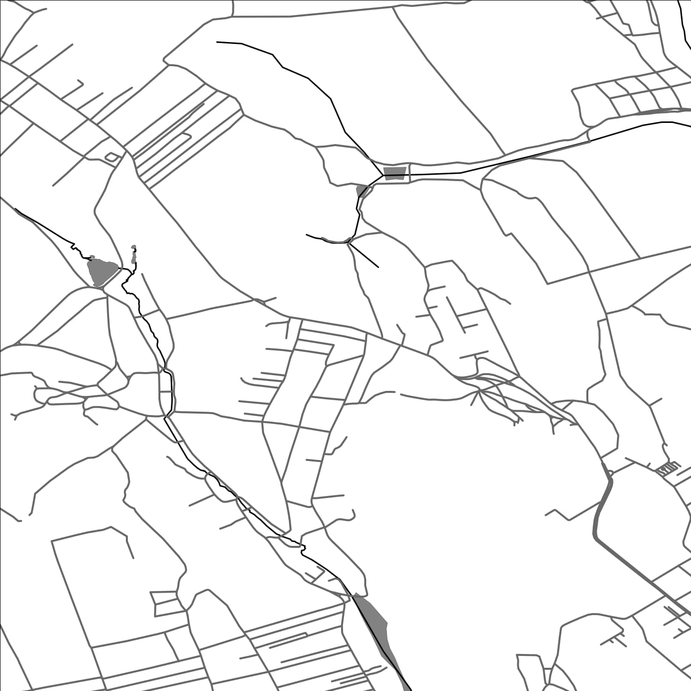 ROAD MAP OF BREAZU, ROMANIA BY MAPBAKES