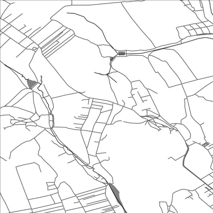 ROAD MAP OF BREAZU, ROMANIA BY MAPBAKES