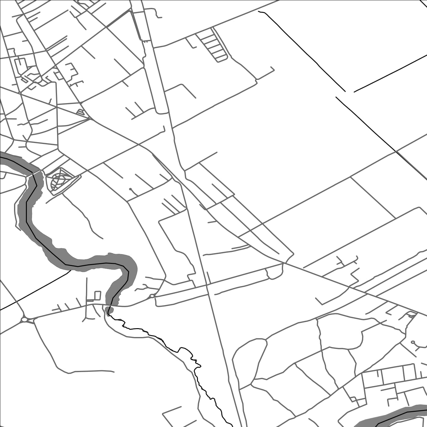 ROAD MAP OF BUCIUMENI, ROMANIA BY MAPBAKES