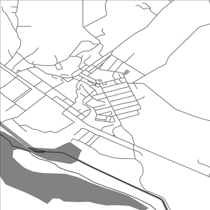 ROAD MAP OF BUHUSI, ROMANIA BY MAPBAKES