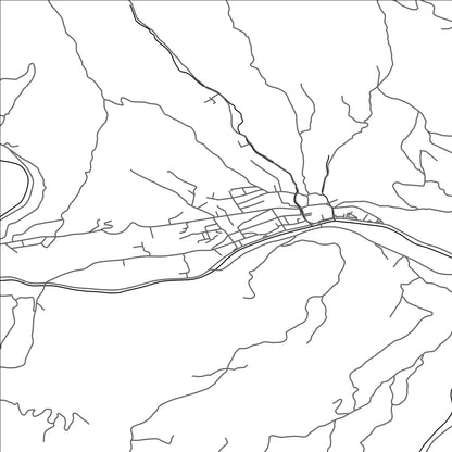 ROAD MAP OF CAMPENI, ROMANIA BY MAPBAKES