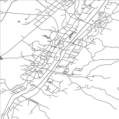 ROAD MAP OF CAMPULUNG, ROMANIA BY MAPBAKES