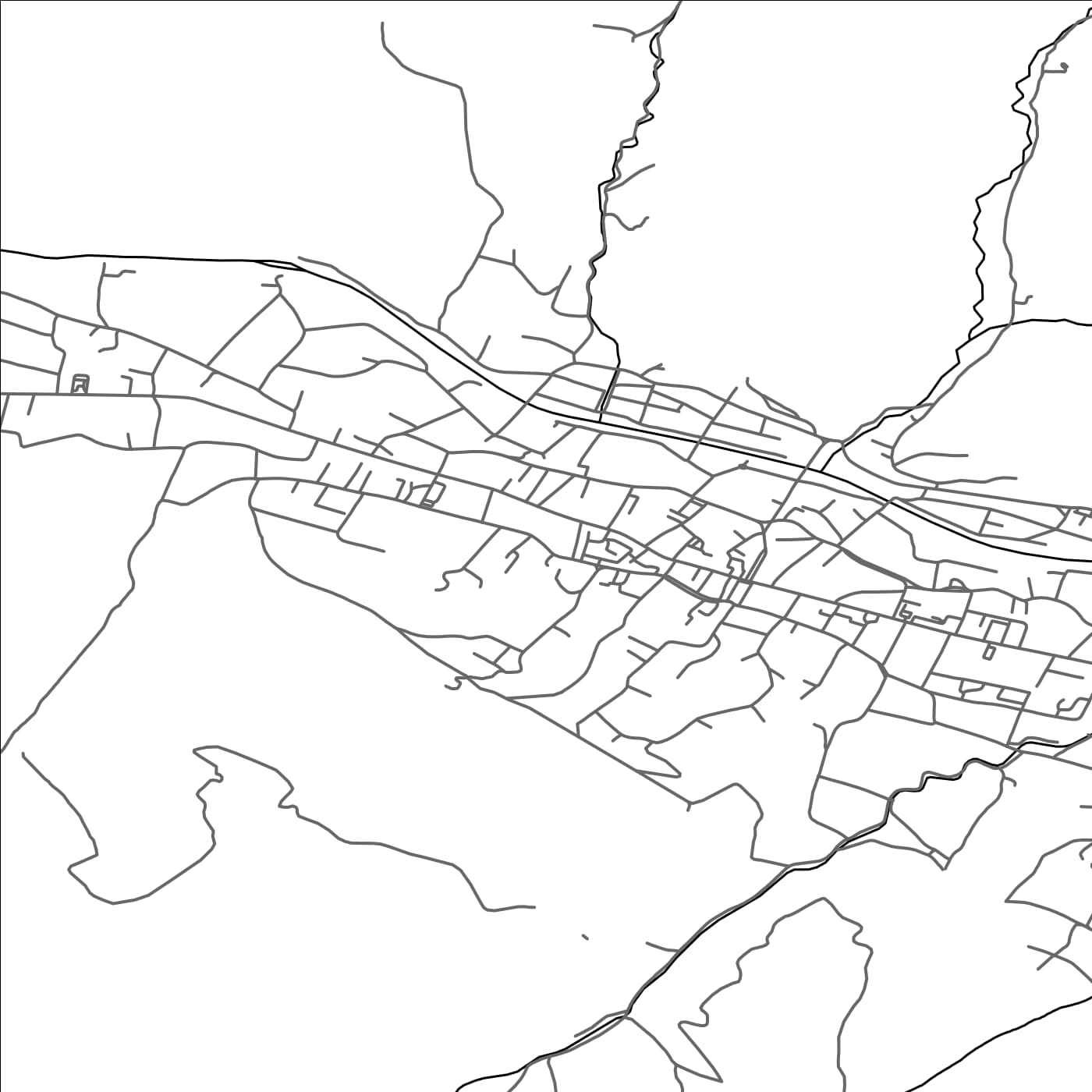 ROAD MAP OF CAMPULUNG-MOLDOVENESC, ROMANIA BY MAPBAKES