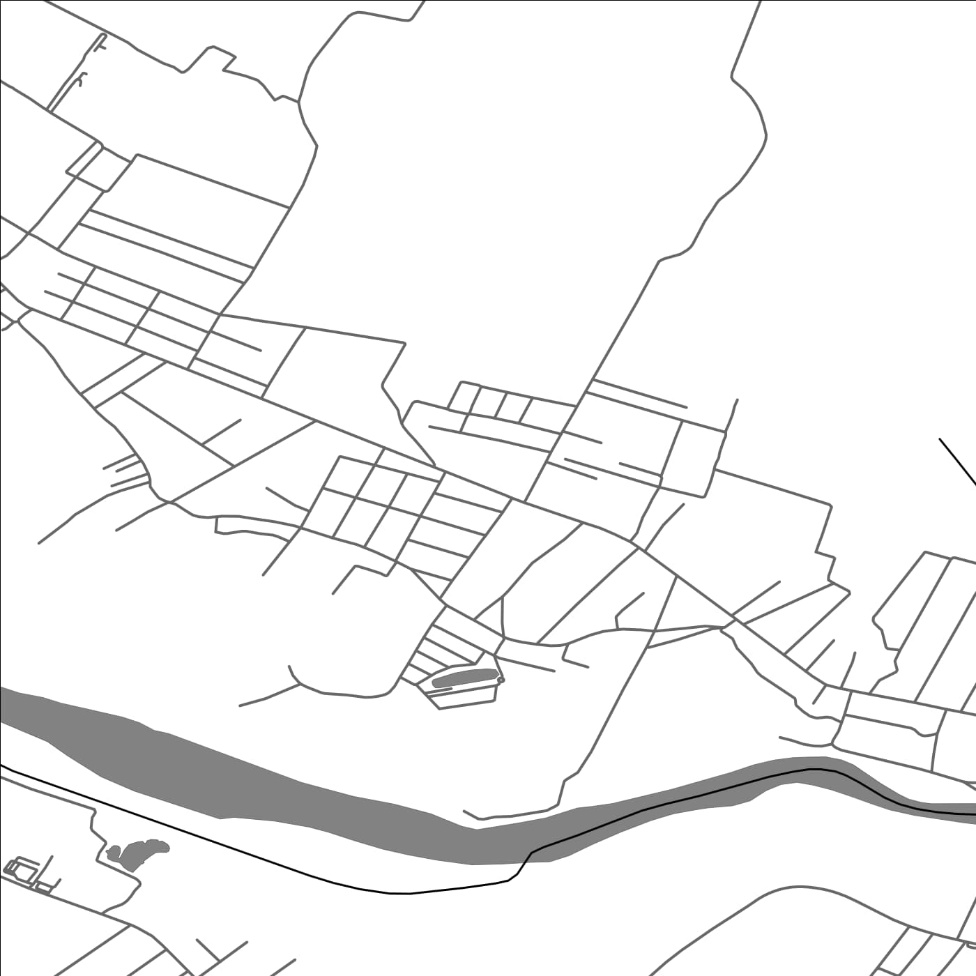 ROAD MAP OF CAPATANESTI, ROMANIA BY MAPBAKES