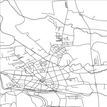 ROAD MAP OF CARANSEBES, ROMANIA BY MAPBAKES