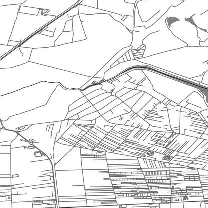 ROAD MAP OF CHIAJNA, ROMANIA BY MAPBAKES